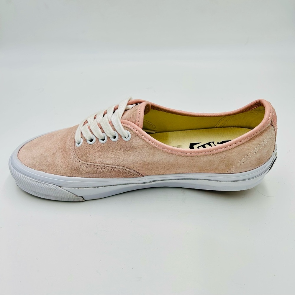 Vans shoes Authentic LX Reissue 44 sneakers suede Sepia Rose Pink women size 10 - Picture 4 of 10